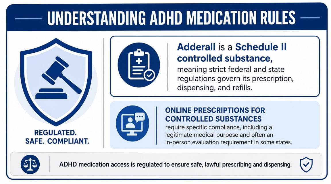Understanding the Rules for Getting ADHD Medication Online