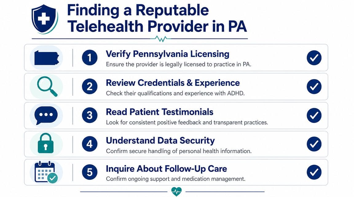 How to Find a Reputable Telehealth Provider in PA