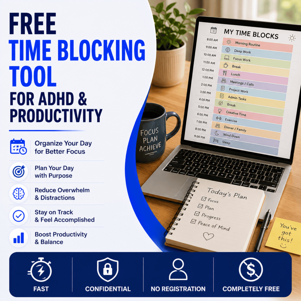 Free blocking tool for adhd