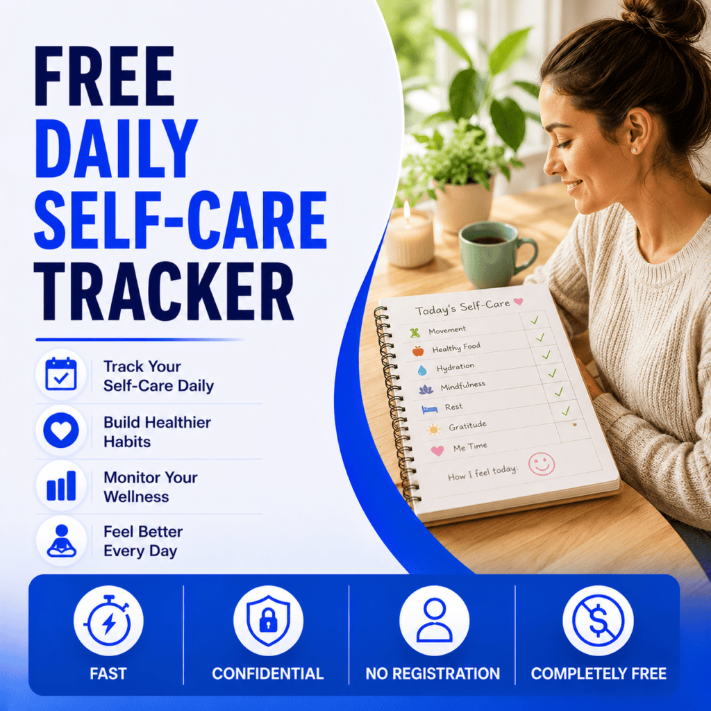 free daily self-care tracker