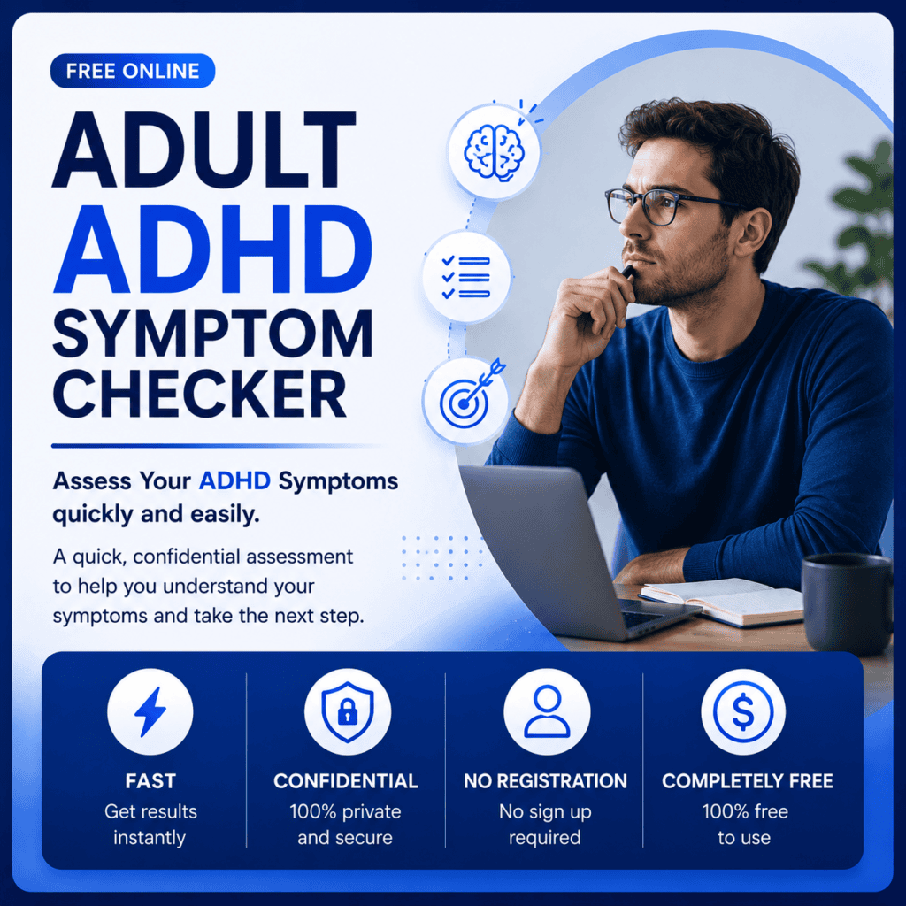 free online adult adhd symptom checker