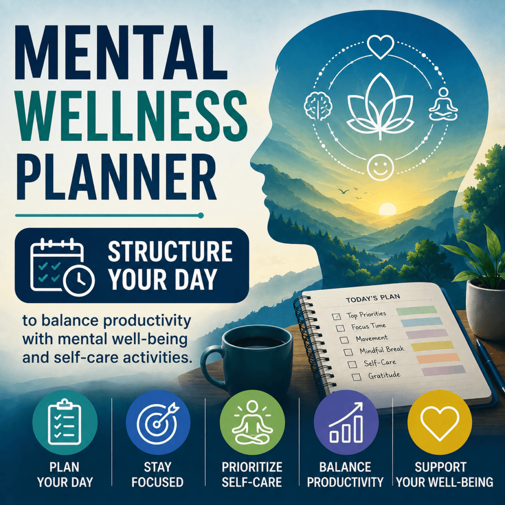 mental wellness planner